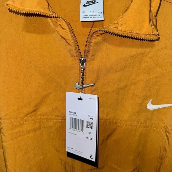 Nike Women's Sportswear Swoosh Woven Dress - NWT - Desert Ochre - Picture 8 of 12